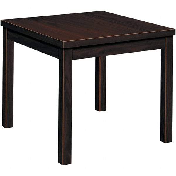 Hon - 20" Long x 24" Wide x 20" High Stationary Reception Table - Mahogany (Color), High Pressure Laminate - Strong Tooling