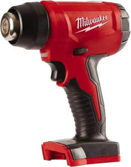 Milwaukee Tool - 0 to 875°F Heat Setting, 6 CFM Air Flow, Heat Gun - 18 Volts, 5 Amps, 360 Watts - Strong Tooling