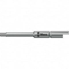 Wera - 2mm Hex Screwdriver Bit - 1/4" Drive, 44mm OAL - Strong Tooling