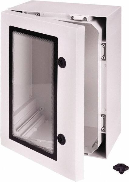 Fibox - Polycarbonate Standard Enclosure Hinge Cover - NEMA 4, 4X, 5.91" Wide x 11.81" High x 15.75" Deep, Impact Resistant - Strong Tooling