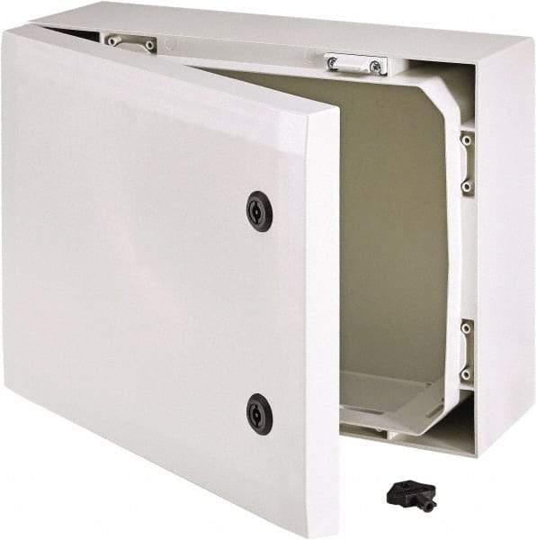 Fibox - Polycarbonate Standard Enclosure Hinge Cover - NEMA 4, 4X, 8.27" Wide x 19.69" High x 15.75" Deep, Impact Resistant - Strong Tooling