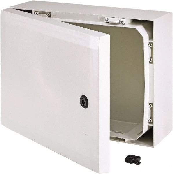 Fibox - Polycarbonate Standard Enclosure Hinge Cover - NEMA 4, 4X, 5.91" Wide x 11.81" High x 7.87" Deep, Impact Resistant - Strong Tooling