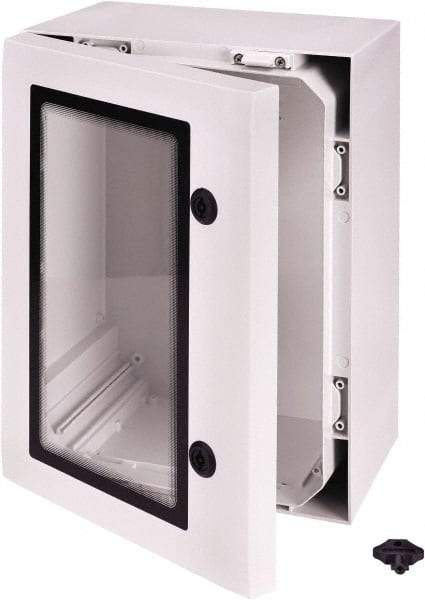 Fibox - Polycarbonate Standard Enclosure Hinge Cover - NEMA 4, 4X, 11.81" Wide x 19.69" High x 27.56" Deep, Impact Resistant - Strong Tooling