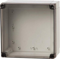 Fibox - Polycarbonate Standard Enclosure Screw Cover - NEMA 1, 4, 4X, 6, 12, 13, 3.94" Wide x 5.12" High x 5.12" Deep, Impact Resistant - Strong Tooling