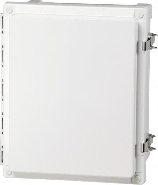 Fibox - Polycarbonate Standard Enclosure Hinge Cover - NEMA 4, 4X, 6, 6P, 12, 13, 8" Wide x 10" High x 6" Deep, Impact, Moisture & Corrosion Resistant, Dirt-tight & Dust-tight - Strong Tooling