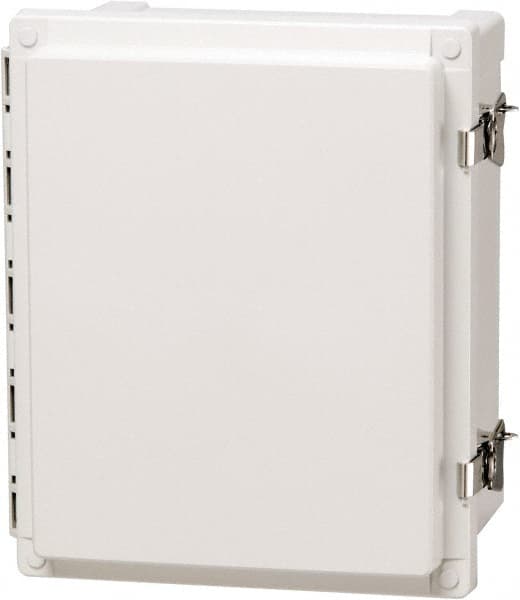 Fibox - Polycarbonate Standard Enclosure Hinge Cover - NEMA 4, 4X, 6, 6P, 12, 13, 6" Wide x 6" High x 4" Deep, Impact, Moisture & Corrosion Resistant, Dirt-tight & Dust-tight - Strong Tooling