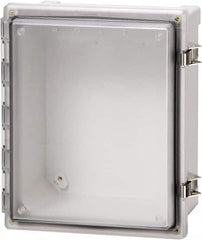 Fibox - Polycarbonate Standard Enclosure Hinge Cover - NEMA 4, 4X, 6, 6P, 12, 13, 8" Wide x 8" High x 4" Deep, Impact, Moisture & Corrosion Resistant, Dirt-tight & Dust-tight - Strong Tooling