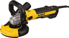 DeWALT - 5" Wheel Diam, 9,000 RPM, Corded Angle & Disc Grinder - 5/8-11 Spindle, 120 Volts, 13 Amps - Strong Tooling