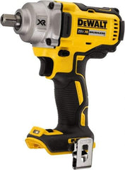 DeWALT - 1/2" Drive 20 Volt Mid-Handle Cordless Impact Wrench & Ratchet - 2,000 RPM, 0 to 3,100 BPM, 330 Ft/Lb Torque, Lithium-Ion Batteries Not Included - Strong Tooling