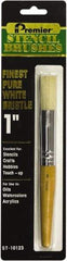 Premier Paint Roller - Stencil Brushes & Rollers Type: Stencil Brush Diameter (Inch): 1 - Strong Tooling