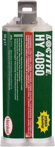 Loctite - 50 g Dual Cartridge Two Part Adhesive - 5 to 10 min Working Time, 302°F - Strong Tooling