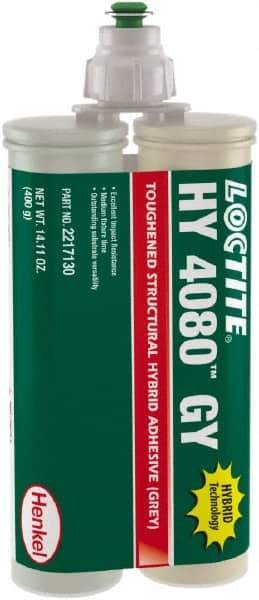 Loctite - 400 g Dual Cartridge Two Part Adhesive - 5 to 10 min Working Time, 302°F - Strong Tooling