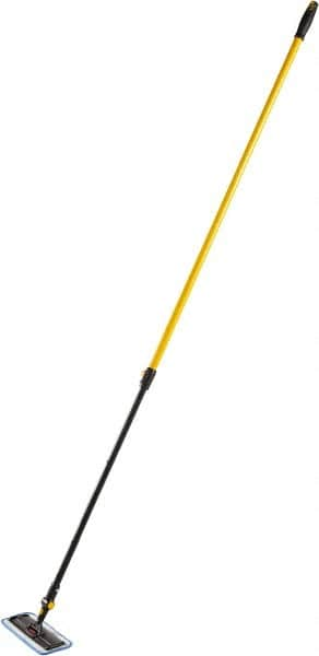 Rubbermaid - 57" Long x 3-1/2" Wide Dust Mop Frame - Black, Hook & Loop - Strong Tooling