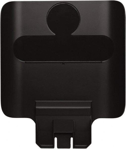 Rubbermaid - Square Lid for Use with 23 Gal Rectangular Recycle Containers - Black, Polypropylene, For Slim Jim Trash Cans - Strong Tooling