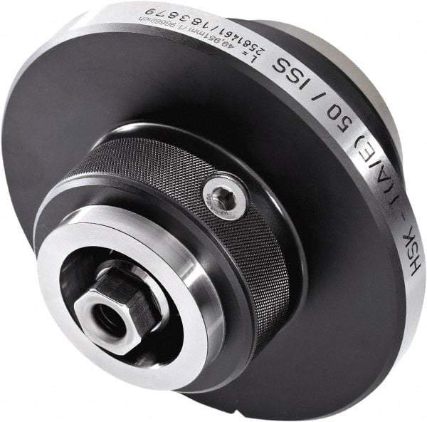 HAIMER - HSK63 & HSK80 Taper, On-Center/Rotating, Spindle Adapter - 80mm Projection, Use with ISS-U Spindle - Strong Tooling