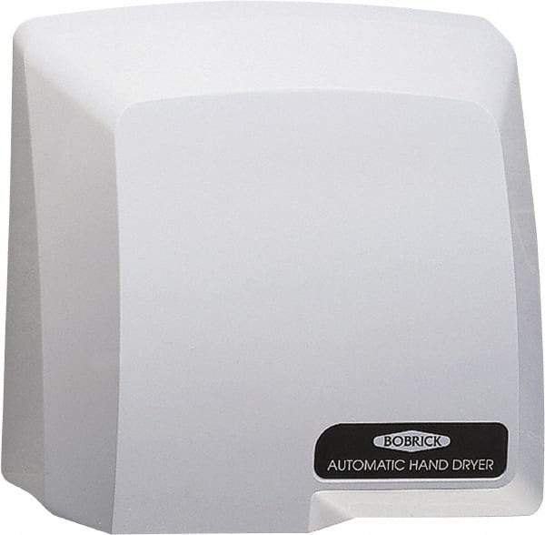 Bobrick - 1725 Watt Gray Finish Electric Hand Dryer - 115 Volts, 13 Amps, 9-5/8" Wide x 11.13" High x 5-7/16" Deep - Strong Tooling