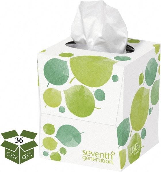 Seventh Generation - Tall Box of White Facial Tissues - 2 Ply, Recycled Fibers - Strong Tooling