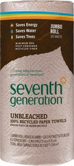 Seventh Generation - Perforated Roll of 2 Ply Brown Paper Towels - 11" Wide, Unbleached, 100% Recycled - Strong Tooling