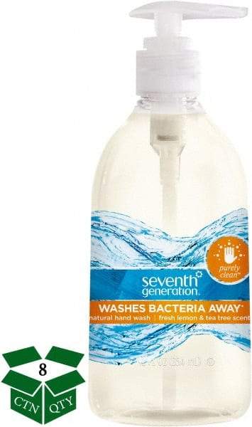 Seventh Generation - 12 oz Pump Bottle Liquid Soap - Clear, Fresh Lemon & Tea Tree Scent - Strong Tooling