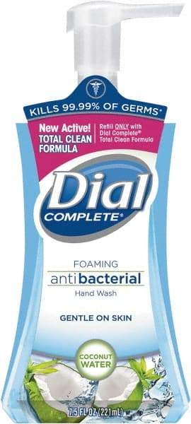 Dial - 7.5 oz Pump Bottle Foam Soap - Blue, Coconut Waters Scent - Strong Tooling