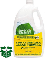 Seventh Generation - 70 oz Bottle Automatic Dishwashing Gel - Lemon Scented - Strong Tooling