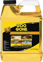 Goo Gone - 32 oz Bottle Adhesive Remover - Removes Caulk Residue, Grease, Tar, Tape, Varnish, Wax, Glue, Silicone, Contractor\x92s Adhesive, Tape Residue - Strong Tooling