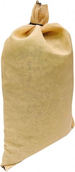 Made in USA - 14" Long x 26" High Sand Bag - Desert Tan Acrylic, For Spill Containment - Strong Tooling