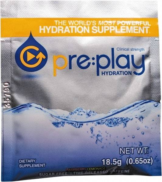 Hydration Health - 0.65 oz Packet Sugar Free Raspberry Lemonade Activity Drink - Powdered, Yields 18 oz - Strong Tooling