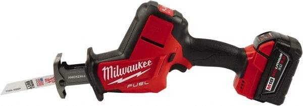 Milwaukee Tool - 18V, 0 to 3,000 SPM, Cordless Reciprocating Saw - 7/8" Stoke Length, 1 Lithium-Ion Battery Included - Strong Tooling