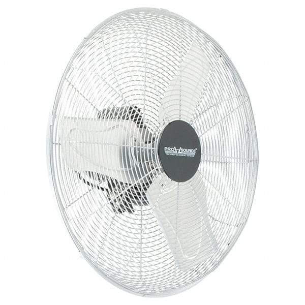 PRO-SOURCE - 24" Blade, 1/4 hp, 5,200, 6,000 & 7,700 CFM, Industrial Circulation Fan - Back-Mounted, 120 VAC Volts, 1.60-1.90 Amps, 3 Speed - Strong Tooling