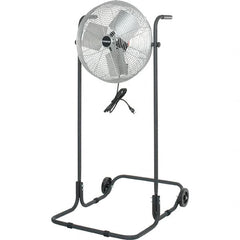 PRO-SOURCE - 18" Blade, 1/8 hp, 5,750 CFM, High Floor Stand Industrial Circulation Fan - Floor Stand, 2.2 Amps, 3 Speed - Strong Tooling