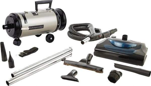 MetroVac - Canister Vacuum Cleaner - 120 Volts, 4 hp, 11.25 Amps, 12.5 Lb, Accessories Included - Strong Tooling