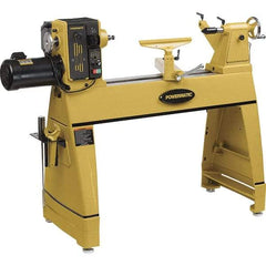 Powermatic - 20" Swing, 36" Between Centers, 220 Volt, Triple Phase Toolroom Lathe - 2MT Taper, 2 hp, 15 to 3,200 RPM, 5/8" Bore Diam, 36-1/2" Deep x 47" High x 81" Long - Strong Tooling