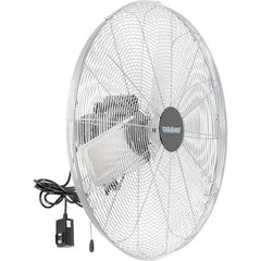 PRO-SOURCE - 30" Blade, 1/4 hp, 5,300, 6,200 & 7,800 CFM, Oscillating Industrial Circulation Fan - Back-Mounted, 120 VAC Volts, 1.60-1.90 Amps, 3 Speed - Strong Tooling