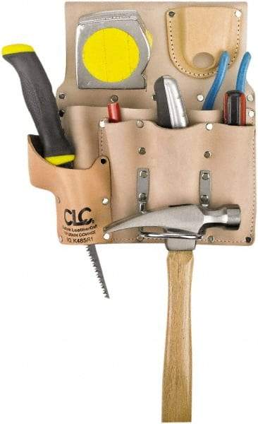 CLC - Knife Holster with 8 Pockets - Leather, Natural (Color) - Strong Tooling