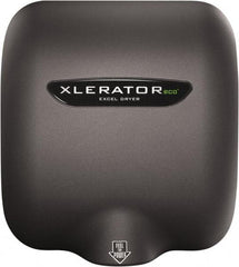 Excel Dryer - 500 Watt Graphite Finish Electric Hand Dryer - 208/277 Volts, 2.2 Amps, 11-3/4" Wide x 12-11/16" High x 6-11/16" Deep - Strong Tooling