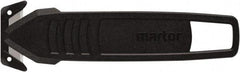 Martor USA - Recessed/Hook Blade Safety Utility Knife - Black Polycarbonate Handle, 1 Blade Included - Strong Tooling