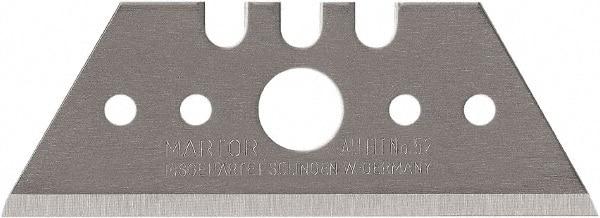 Martor USA - 100 Piece, Carbon Steel, Utility Knife Blade - 2.09" Long - Strong Tooling