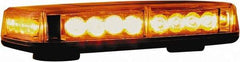 Buyers Products - Variable Flash Rate, Magnetic or Permanent Mount Emergency LED Lightbar Assembly - Powered by DC, Amber - Strong Tooling