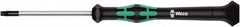 Wera - 6 Torx Driver - 40mm Blade Length, 137mm OAL, Ergonomic Handle - Strong Tooling