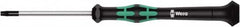 Wera - 5 Torx Driver - 40mm Blade Length, 137mm OAL, Ergonomic Handle - Strong Tooling