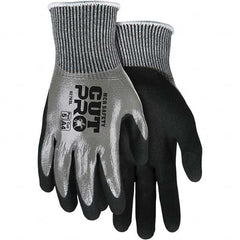 MCR Safety - Size M, ANSI Cut Lvl A4, Puncture Lvl 5, Abrasion Lvl 4, Nitrile Coated Cut & Puncture Resistant Gloves - Strong Tooling