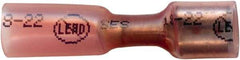 Made in USA - 1/4" Wide, Heat Shrink & Polyolefin Insulation, Female Tab Terminal - Crimp & Solder Connection, 22 to 18 AWG Compatible, RoHS Compliant - Strong Tooling