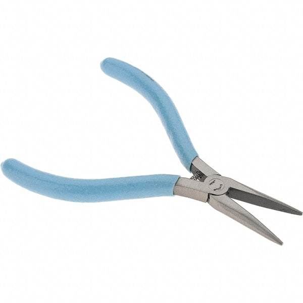 Xcelite - 5" Jaw Length x 7/16" Jaw Width, Long Nose Comfort Grip Pliers - Smooth Jaw, Bi-Material Cushion Handle - Strong Tooling