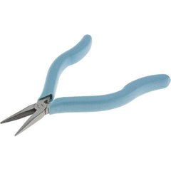 Xcelite - 6-1/2" Jaw Length x 7/16" Jaw Width, Long Nose Comfort Grip Pliers - Smooth Jaw, Bi-Material Cushion Handle - Strong Tooling