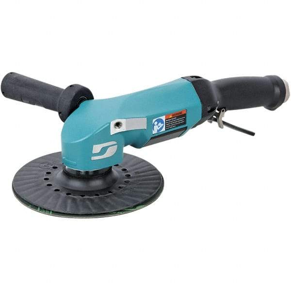 Dynabrade - 7" Max Disc, 8,500 RPM, Pneumatic Handheld Disc Sander - 115 CFM, 1/2 NPT Inlet, 2.8 hp, 90 psi - Strong Tooling