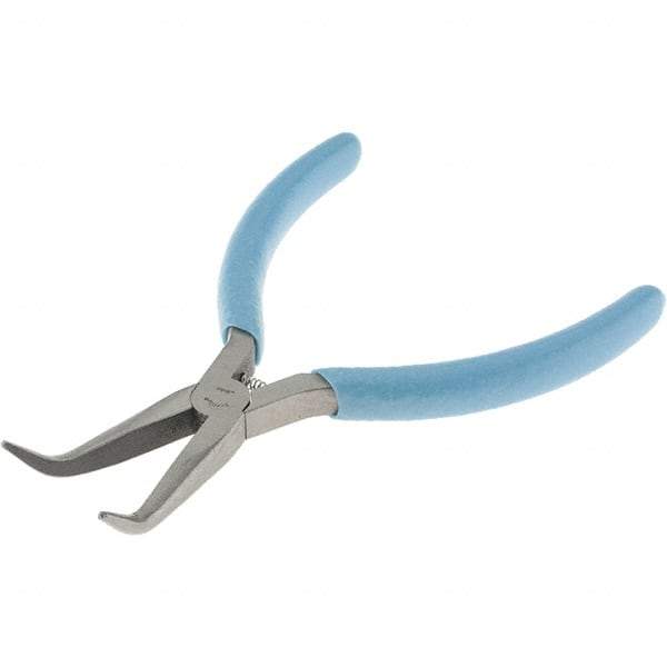 Xcelite - 6-3/4" Long, 3" Jaw Length, Smooth Jaw, Long Nose/Bent Nose Plier - Strong Tooling