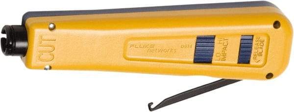 Fluke Networks - 3 Piece, Punchdown Termination Tool - Comes in Clam Shell - Strong Tooling