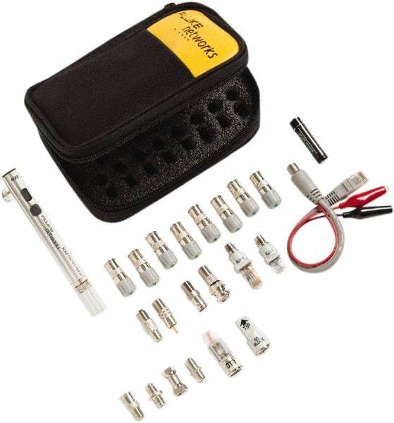 Fluke Networks - 24 Piece, Data & Video Kit - Comes in Clam Shell - Strong Tooling