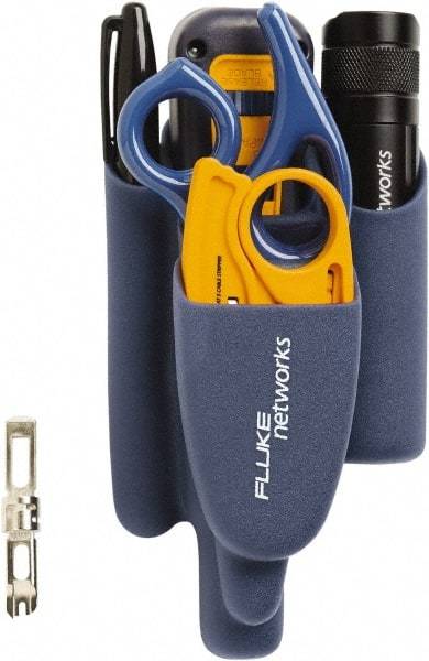 Fluke Networks - 7 Piece, Punchdown Tool Kit - Comes in Clam Shell - Strong Tooling